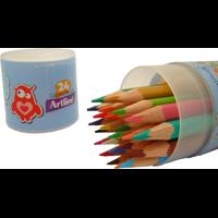 قیمت و خرید آرت لاین مداد 24 رنگ استوانه