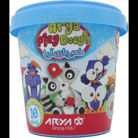 قیمت و خرید خمیر بازی10 رنگ سطلی آریا کد 1065 - Arya